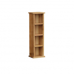 Oak Occasional CD/DVD Single Shelf Low